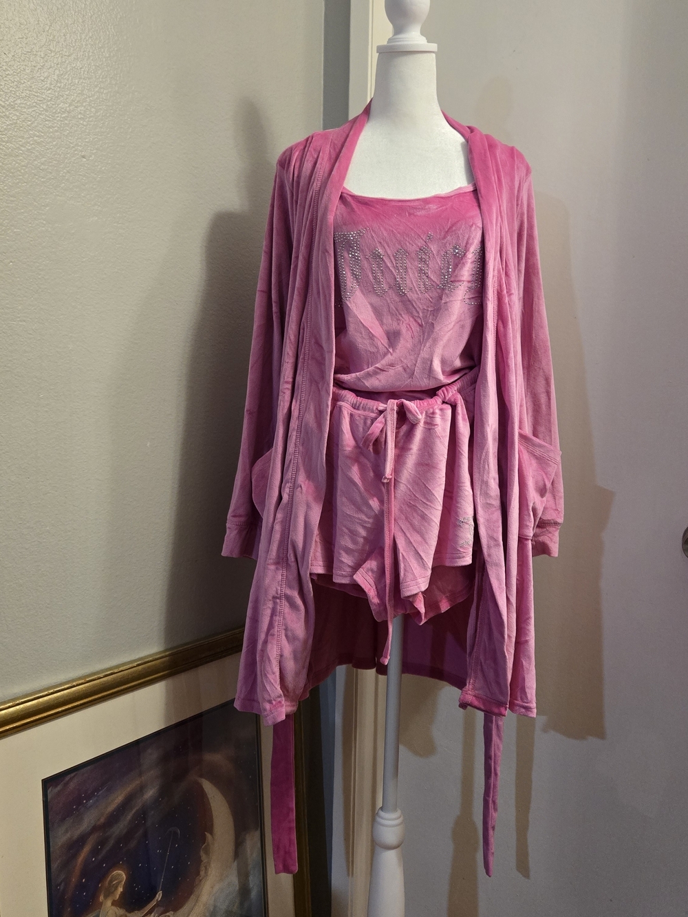 Juicy Couture Pink Women's Sleepwear 3 piece set Size M
